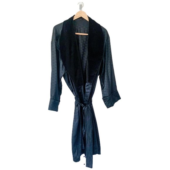 Other - Custom Leisure Silk Suit in Black